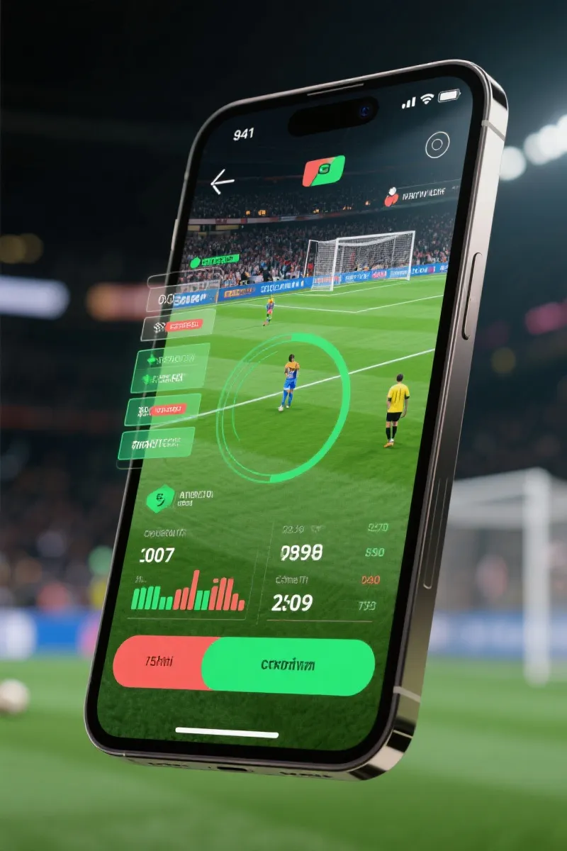 Mobile Soccer Streaming Interface
