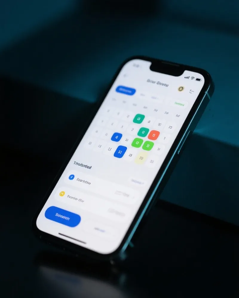 Mobile Schedule Interface